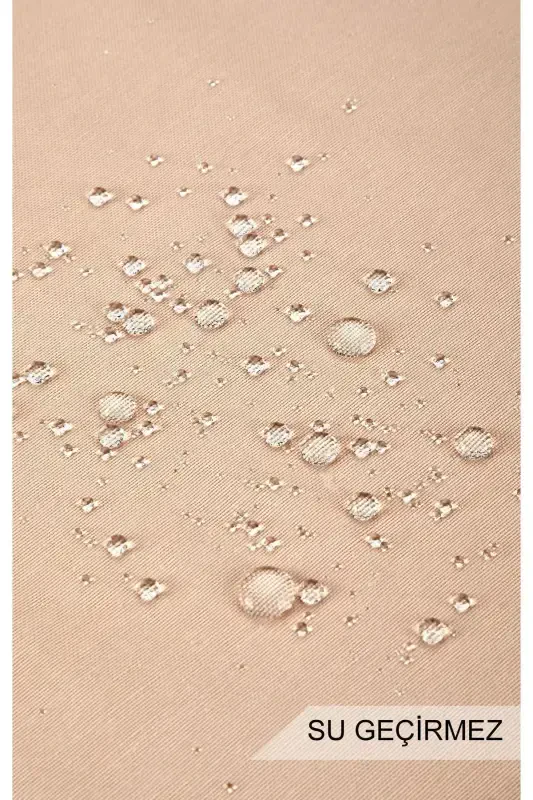 Washing Machine Cover Waterproof Fabric Coffee Color Plain Model-COFFEE - 2