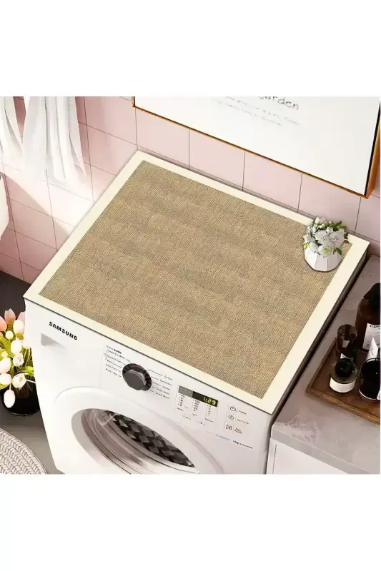 Washing Machine Dryer Cover Protection Pad Liquid-proof Mat Non-Slip Washable - GETCARPET