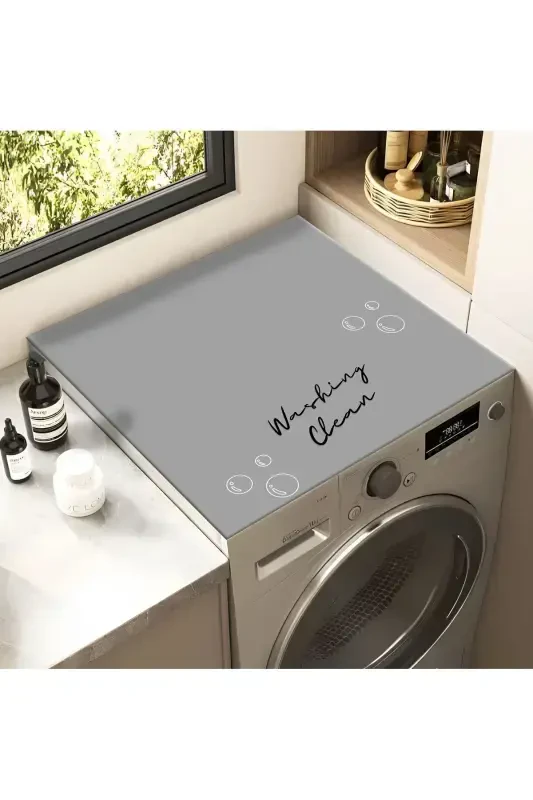 Washing Machine Dryer Cover Protector Pad Liquidproof Mat Non-slip Washable - GETCARPET