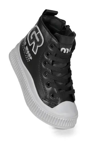 Wasp Fermuarlı Kundalik Qiz Bola Bot Oyoq Kiyim - 1