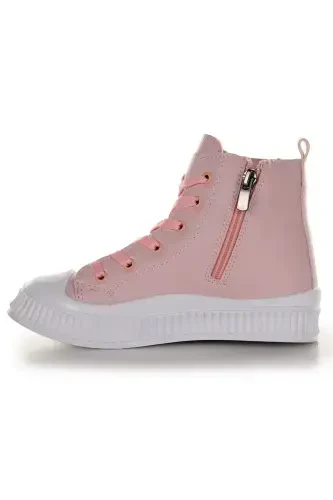 Wasp Zippered Daily Baby Girl Boot Shoes - 4