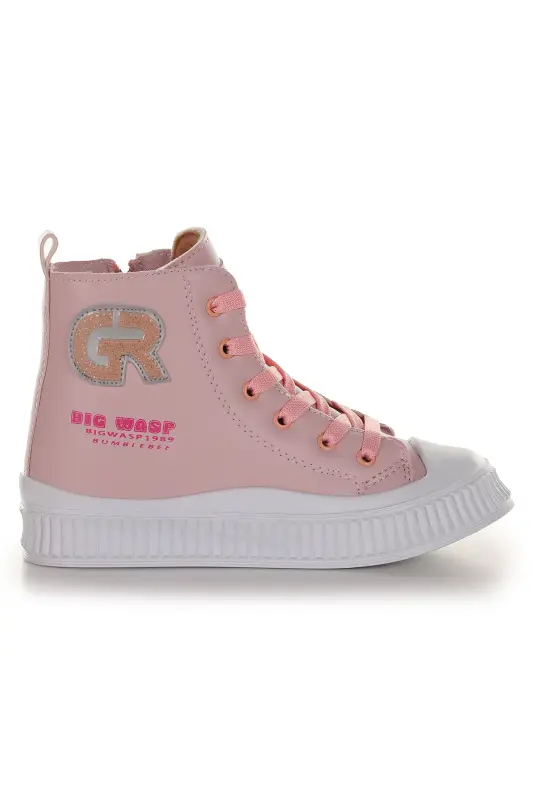 Wasp Zippered Daily Baby Girl Boot Shoes - 3