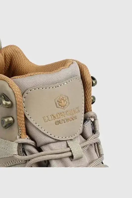 Water And Cold Resistant Winter Lace-Up Boot Robust Sole Outdoor Boot Men's Boot Shoe LM-Sand/Sand - 5