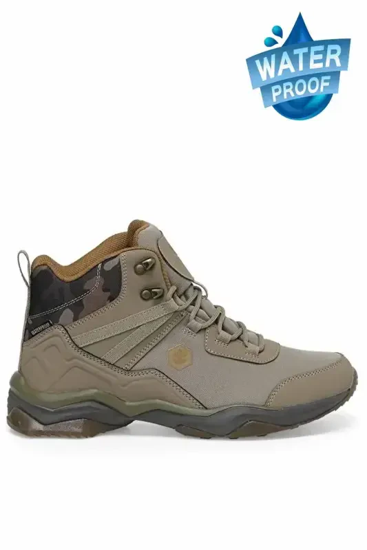 Water And Cold Resistant Winter Lace-Up Boot Robust Sole Outdoor Boot Men's Boot Shoe LM-Sand/Sand - 6