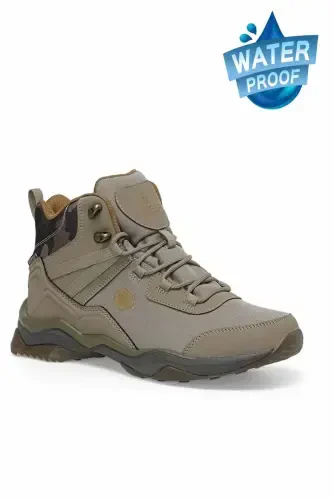 Water And Cold Resistant Winter Lace-Up Boot Robust Sole Outdoor Boot Men's Boot Shoe LM-Sand/Sand - 7