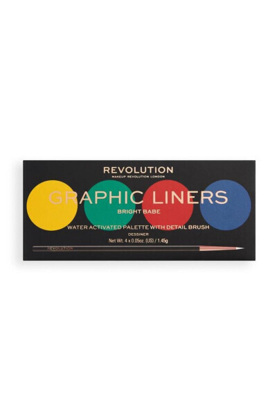 Water-Based Graphic Liner Palette Bright Babe - REVOLUTION (1)