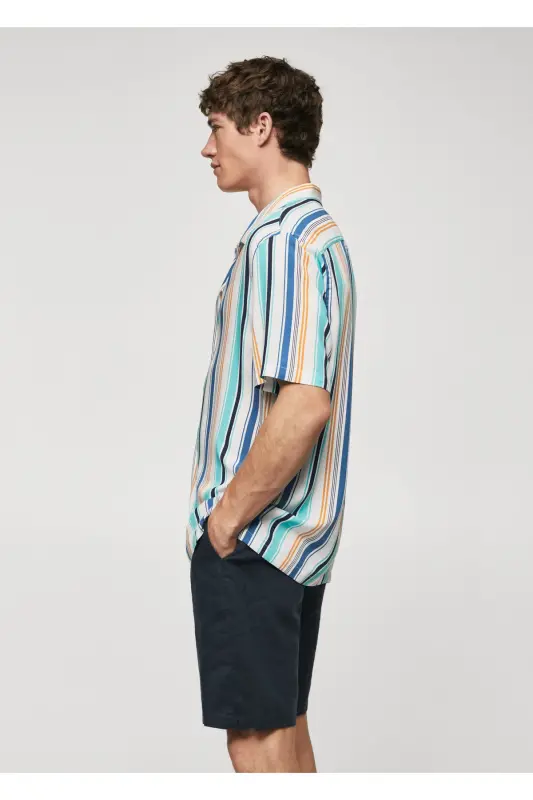 Water Color Men's Adult Shirt 47047838-Water Color - 6