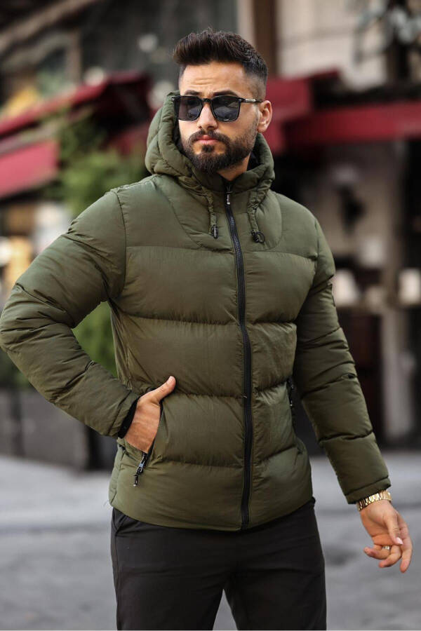 Waterproof and Windproof Inflatable Men's Jacket - 2