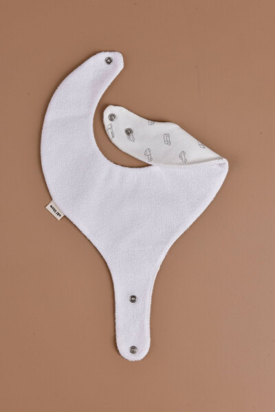 Waterproof Bib with Soother Holder - Cars - 4