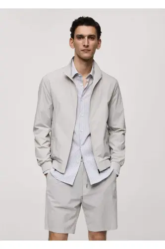 Waterproof bomber jacket - MANGO MAN (1)