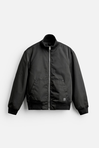 Waterproof bomber jacket - Black - 16