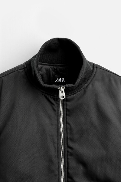 Waterproof bomber jacket - Black - 18