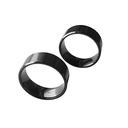 Waterproof Ceramic NFC Ring, NFC Forum Type 2 215 496 Bytes Chip Universal for Mobile Phone, All-Round Sensing Technology Wearable Smart Ring, Wide Surface Fashion Ring (10#) - 8