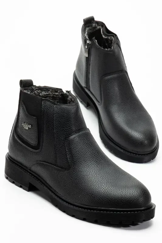 Waterproof Fur-lined Guaranteed Unisex Winter Zipper Boots with Sturdy Sole - 2