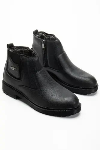 Waterproof Fur-lined Guaranteed Unisex Winter Zipper Boots with Sturdy Sole - 3