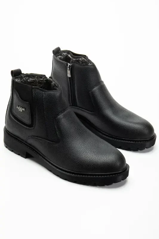 Waterproof Fur-lined Guaranteed Unisex Winter Zipper Boots with Sturdy Sole - 3