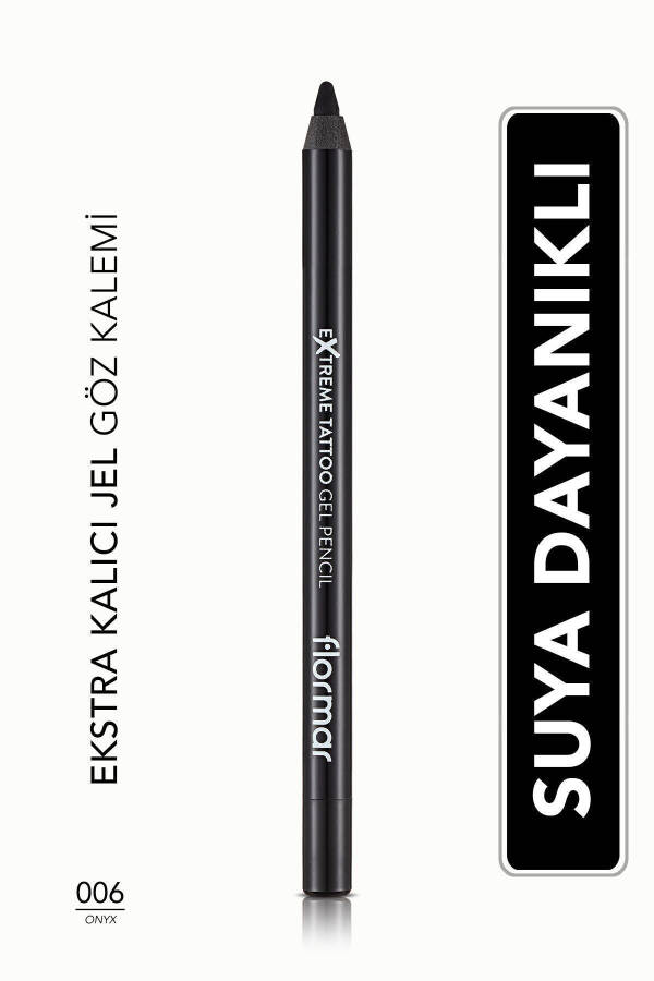 Waterproof Gel Eyeliner (BLACK)-extreme Tattoo Gel Pencil-006 Onyx-8682536028882 - 17