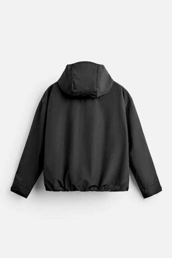 Waterproof hooded jacket (Black) - 17