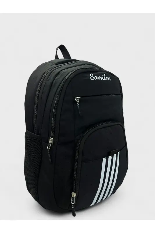 Waterproof Large Unisex School Backpack and Travel Bag-black4 - 2