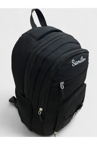 Waterproof Large Unisex School Backpack and Travel Bag-black4 - 3