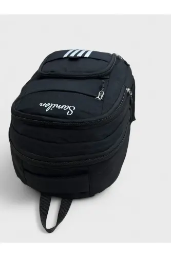 Waterproof Large Unisex School Backpack and Travel Bag-black4 - 4