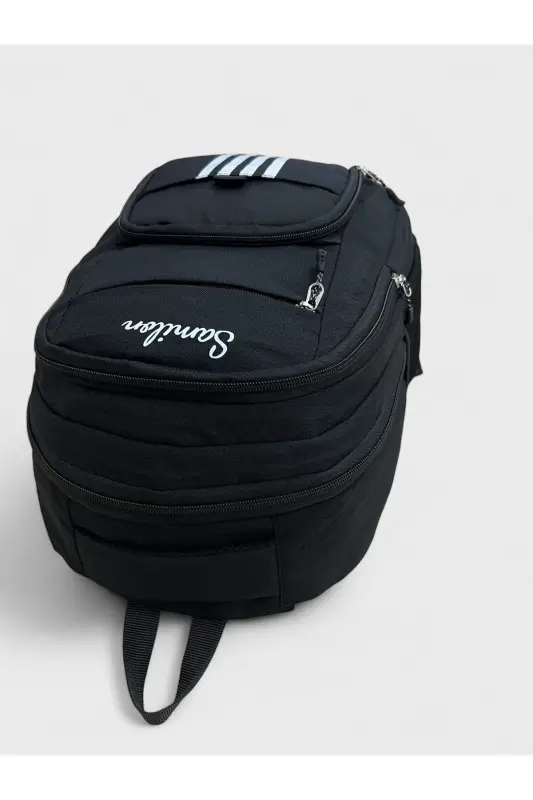 Waterproof Large Unisex School Backpack and Travel Bag-black4 - 4