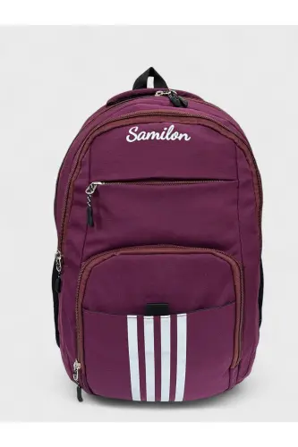 Waterproof Large Unisex School Backpack and Travel Bag-BORDO2 