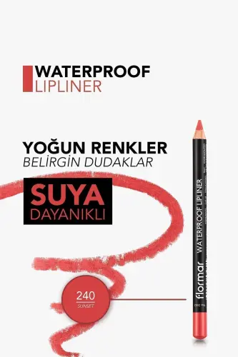 Waterproof Lipliner 240 Sunset 8690604567546-240 SUNSET - 6