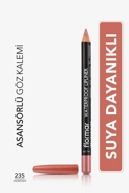 Waterproof Lipliner - Suya Dayanıklı Dudak Kalemi No: 235 Undressed 1.14 g 8690604567485-235 UNDRESSED - FLORMAR