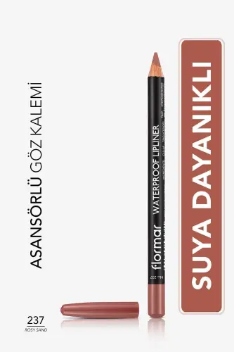 Waterproof Lipliner - Suya Dayanıklı Dudak Kalemi No: 237 Rosy Sand 1.14 g 8690604567508-237 ROSY SAND 