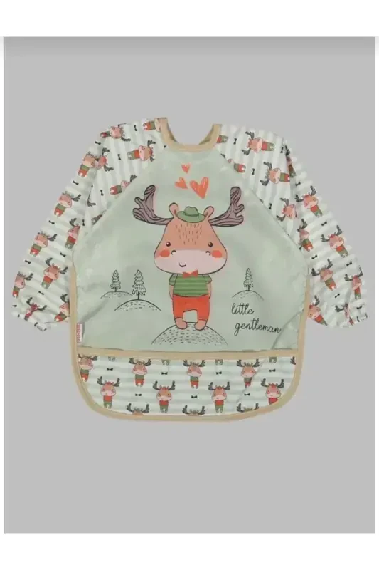 Waterproof Long-Sleeve Feeding & Activity Bib S - 5