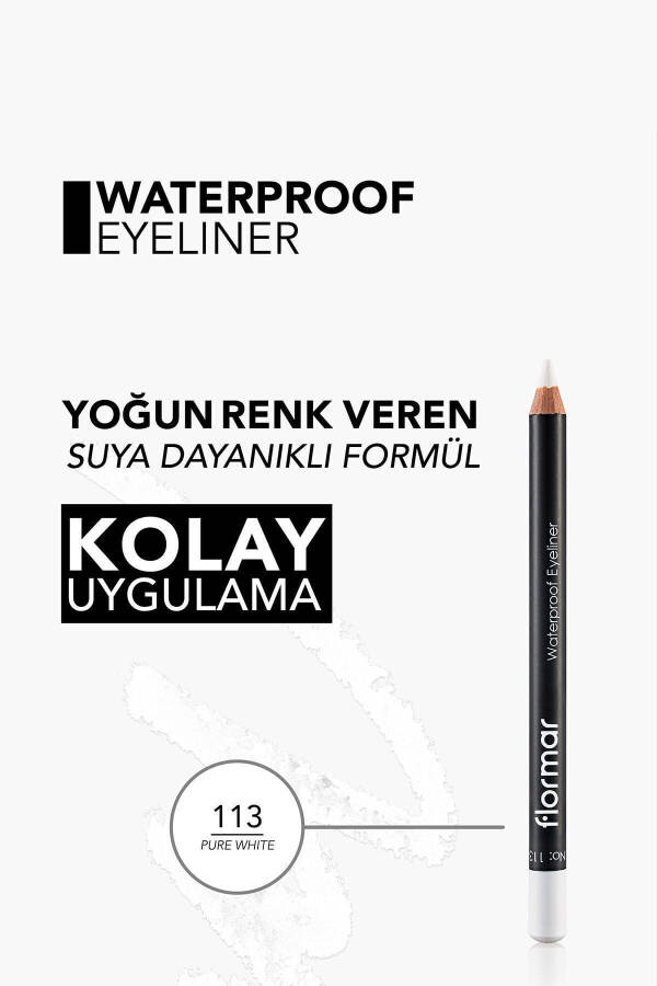 Waterproof Matte Eyeliner (WHITE) - 17