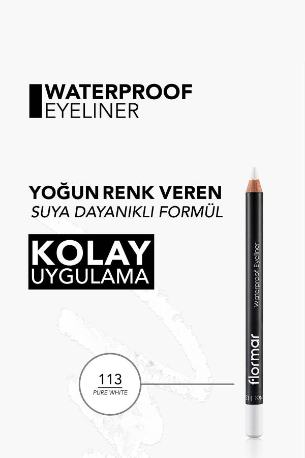 Waterproof Matte Eyeliner (WHITE) - 23