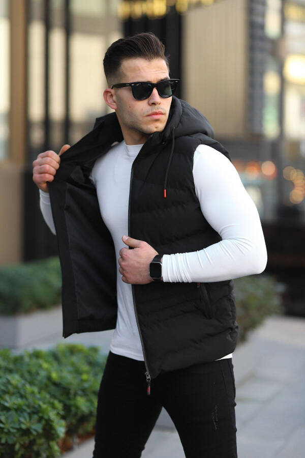 Waterproof Men's Removable Hood Vest - 6