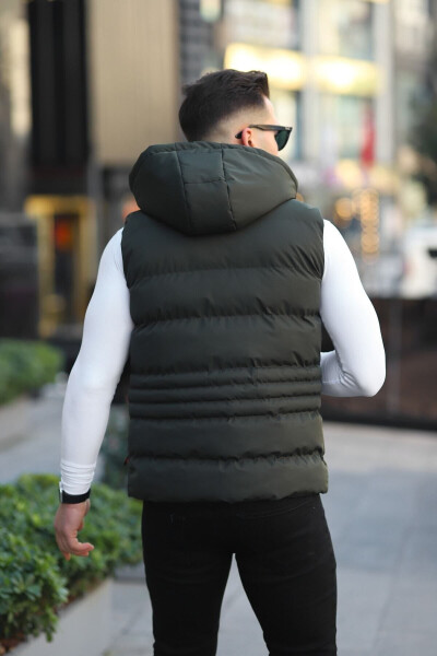 Waterproof Men's Removable Hooded Vest - 3