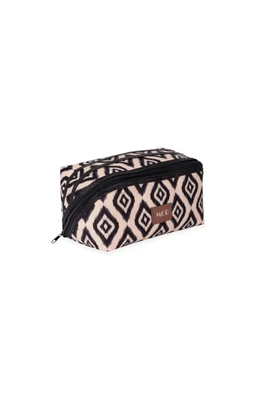 Waterproof Multi-Purpose Handle Makeup Bag with Spacious Compartments Travel Type Cosmetic Organizer - 5