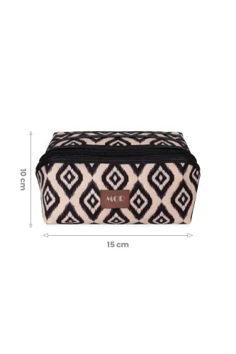 Waterproof Multi-Purpose Handle Makeup Bag with Spacious Compartments Travel Type Cosmetic Organizer - 7