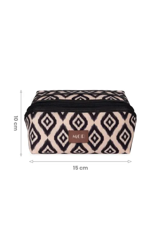 Waterproof Multi-Purpose Handle Makeup Bag with Spacious Compartments Travel Type Cosmetic Organizer - 7