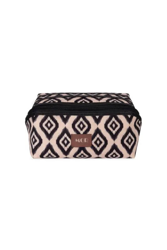 Waterproof Multi-Purpose Handle Makeup Bag with Spacious Compartments Travel Type Cosmetic Organizer - 4