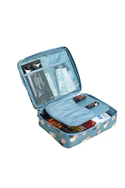 Waterproof Organizer Cosmetic Makeup Bag Mint-Mint - 1