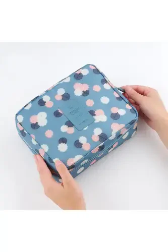 Waterproof Organizer Cosmetic Makeup Bag Mint-Mint - 3