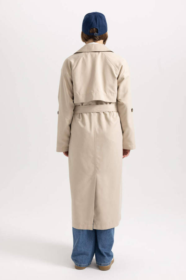 Waterproof Relax Fit Trench Coat Beige - 6