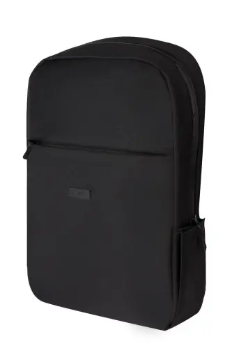 Waterproof Zipper Detail 15.6-16.1-16.9 Inch Compatible Black Backpack - 5