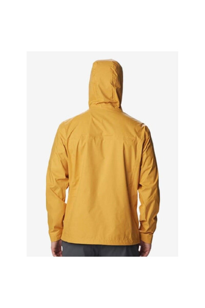 Watertight Men's Yellow Hooded Raincoat - 5