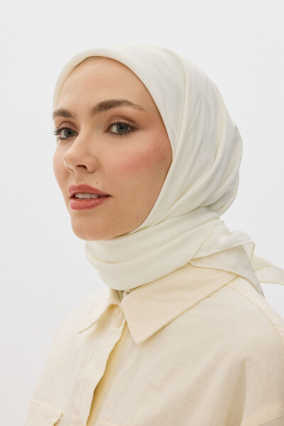 Waterway Pattern Glossy Jacquard Scarf - 3