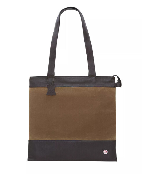 Waxed Graham Medium Tote Bag Black - 5