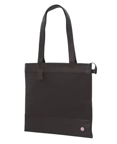 Waxed Graham Medium Tote Bag-Black - 11