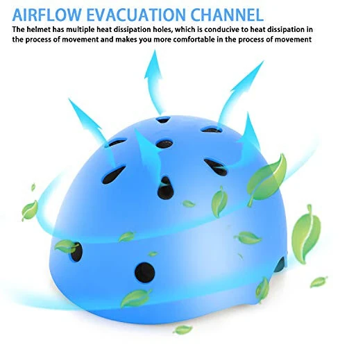 WayEee Bolalar Velosiped Shlemi To'plami Skeytbord Tizliklar, Shlem Pad To'plami Himoya Usunligi To'plami Qiz Bolalar Uchun Sozlanuvchi 3-10 Shlem Tirgaklar Bilak Himoyachilari Sport Velosiped Roller Skating Scooter - 3