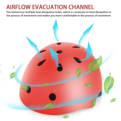 WayEee Kids Bike Helmet Set Skateboard Knee Pads, Helmet Pad Set Protective Gear Set Adjustable for Girls Kids 3-14 Helmet Elbow Pads Wrist Guards for Sport Cycling Bike Roller Skating Scooter - 2