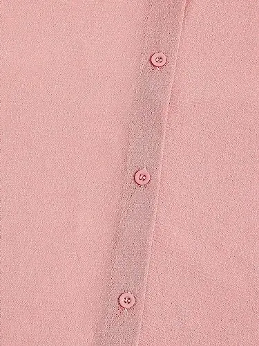 WDIRARA Men's Button Up Short Sleeve Cat Print Beachwear Striped Pocket Hawaiian Shirt Casual Collar Top - 3